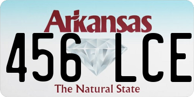 AR license plate 456LCE