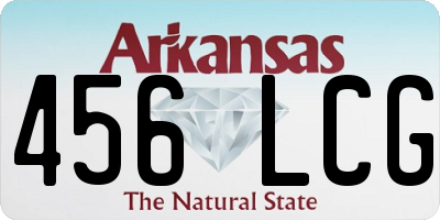 AR license plate 456LCG