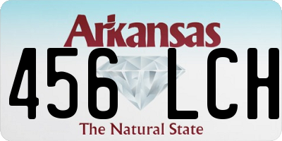 AR license plate 456LCH