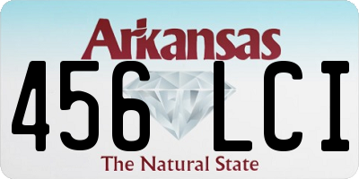 AR license plate 456LCI