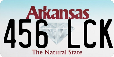 AR license plate 456LCK
