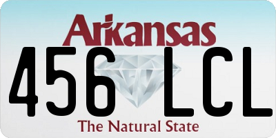 AR license plate 456LCL