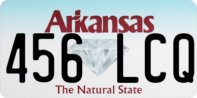 AR license plate 456LCQ