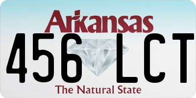 AR license plate 456LCT