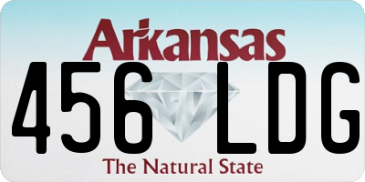 AR license plate 456LDG