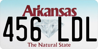 AR license plate 456LDL