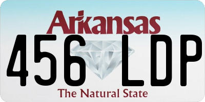 AR license plate 456LDP