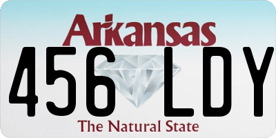 AR license plate 456LDY