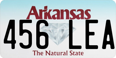 AR license plate 456LEA