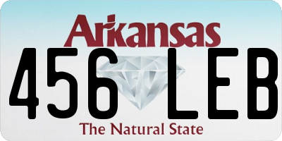 AR license plate 456LEB