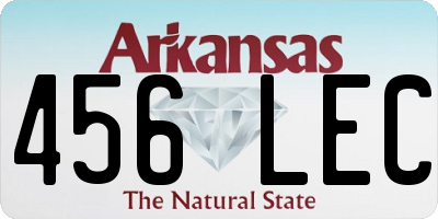 AR license plate 456LEC