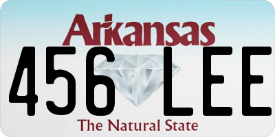 AR license plate 456LEE