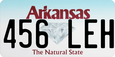 AR license plate 456LEH