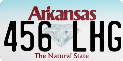 AR license plate 456LHG