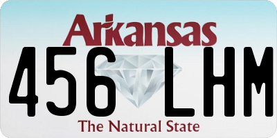 AR license plate 456LHM