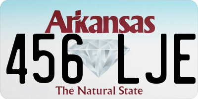AR license plate 456LJE