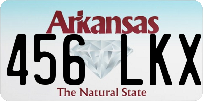 AR license plate 456LKX