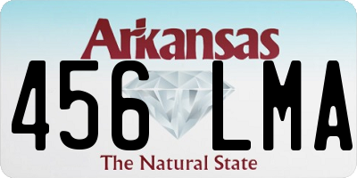 AR license plate 456LMA