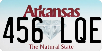 AR license plate 456LQE