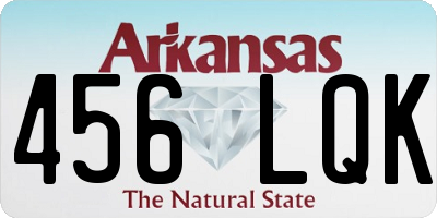 AR license plate 456LQK