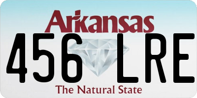AR license plate 456LRE