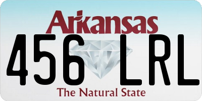 AR license plate 456LRL