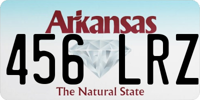 AR license plate 456LRZ