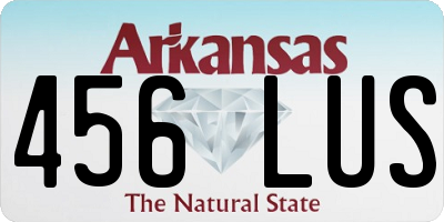 AR license plate 456LUS