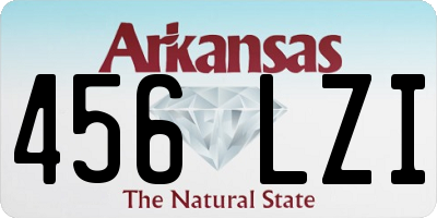 AR license plate 456LZI
