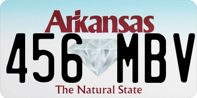 AR license plate 456MBV