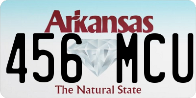 AR license plate 456MCU