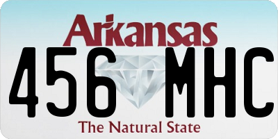 AR license plate 456MHC