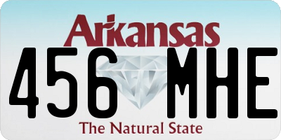 AR license plate 456MHE