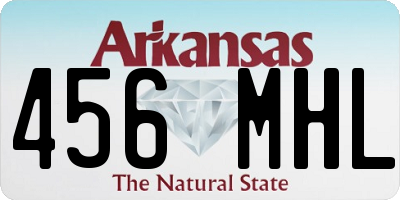 AR license plate 456MHL