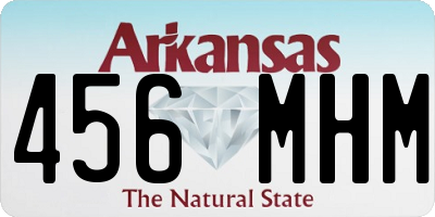 AR license plate 456MHM