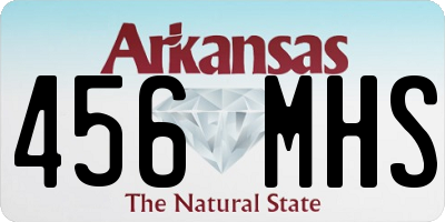 AR license plate 456MHS
