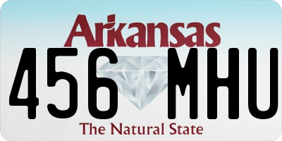 AR license plate 456MHU