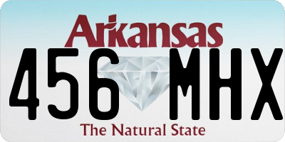 AR license plate 456MHX