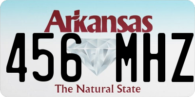 AR license plate 456MHZ