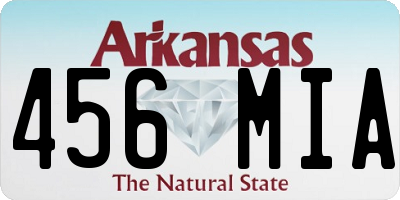 AR license plate 456MIA