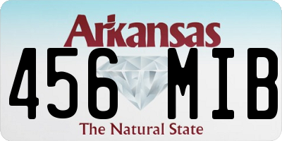 AR license plate 456MIB