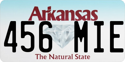 AR license plate 456MIE