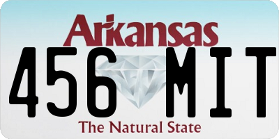 AR license plate 456MIT