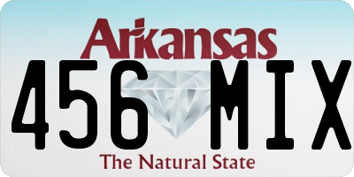 AR license plate 456MIX