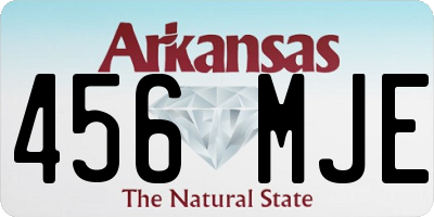 AR license plate 456MJE