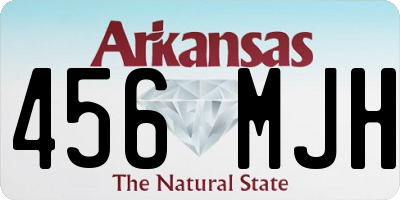 AR license plate 456MJH