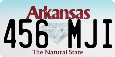 AR license plate 456MJI