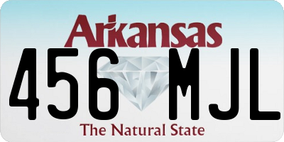 AR license plate 456MJL