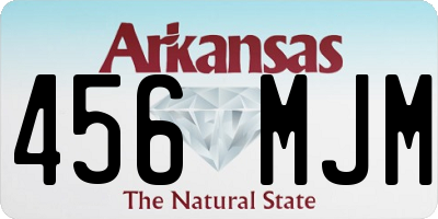 AR license plate 456MJM