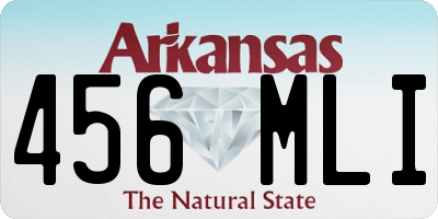 AR license plate 456MLI